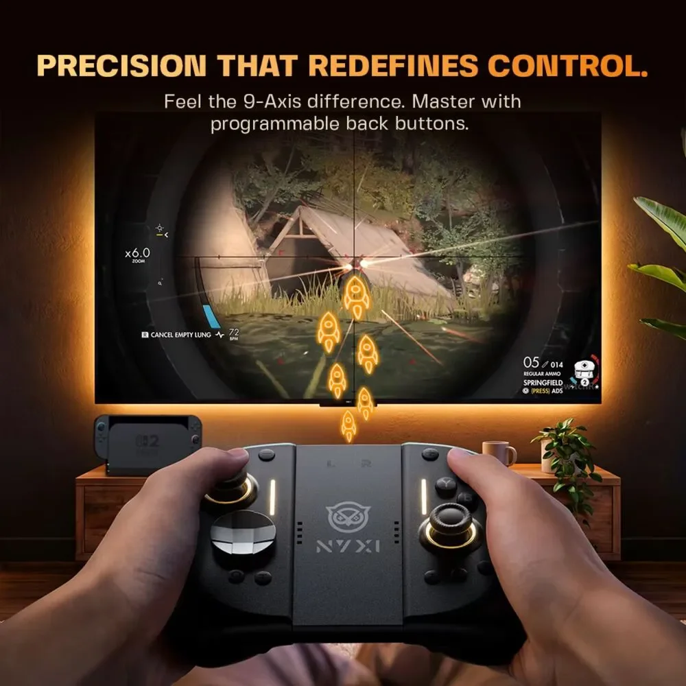 Hyperion 3 Wireless Switch 2 Controller, Joystick, Gyro, Back Buttons, Vibration